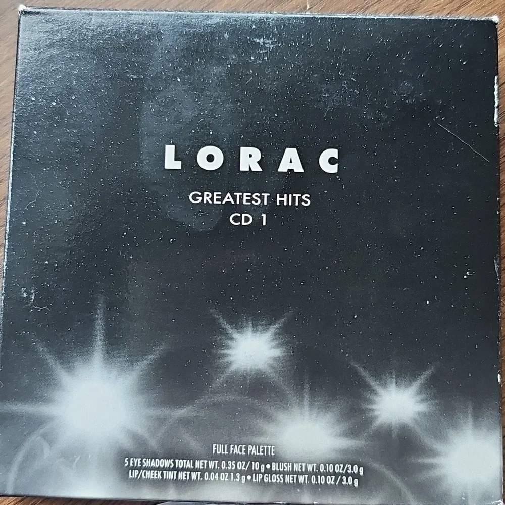 NIB LORAC Greatest Hits CD 1 Full Face Palette - Eyeshadow Blush & Lip Gloss